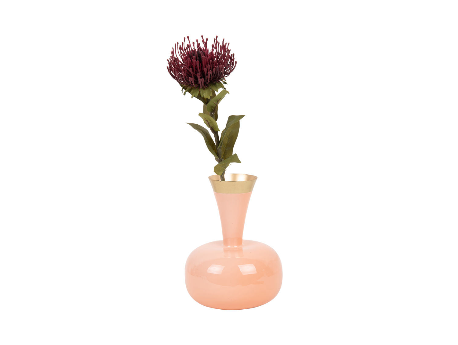 nutid Vase Yara emalje fersken orange