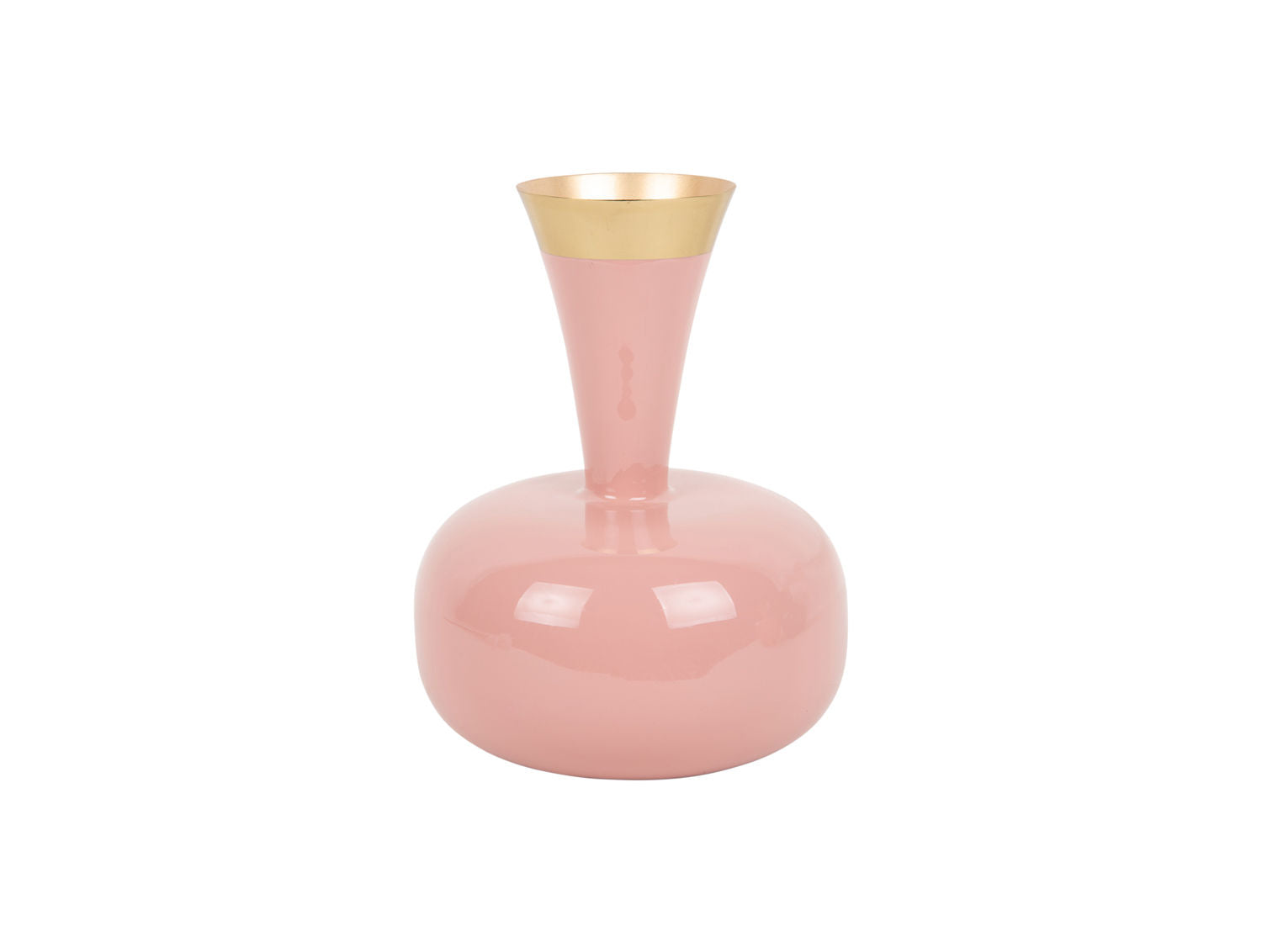 nutid Vase Yara emalje flamingo pink