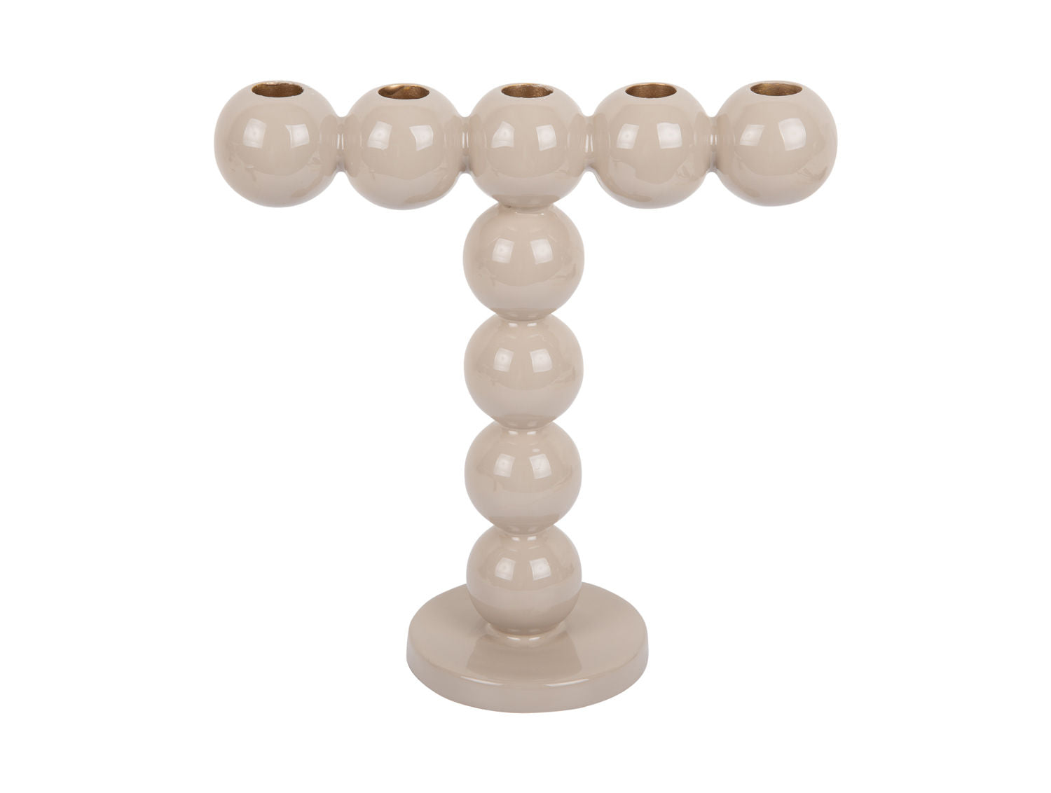 nutid Lysestage Bobler høj emalje varm grå