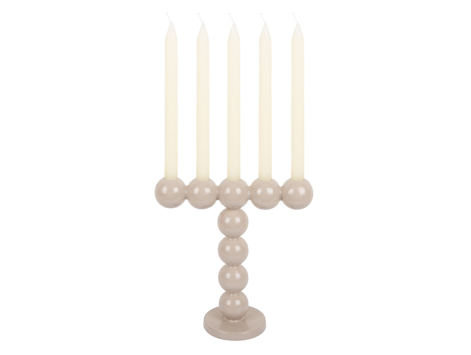 nutid Lysestage Bobler høj emalje varm grå