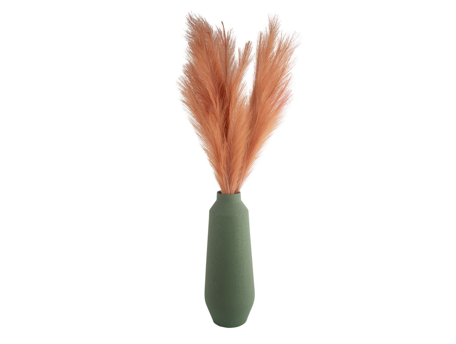 nutid Vase Boaz pin høj jern tekstureret jungle grøn