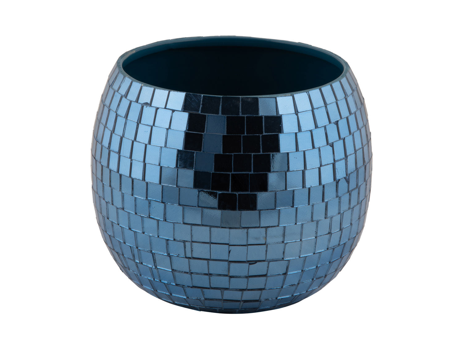 nutid Plantepotte Disco Mirror globe mørkeblå