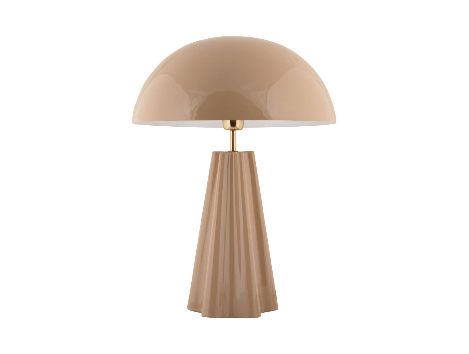 Leitmotiv Bordlampe Amplio XL emalje blød brun