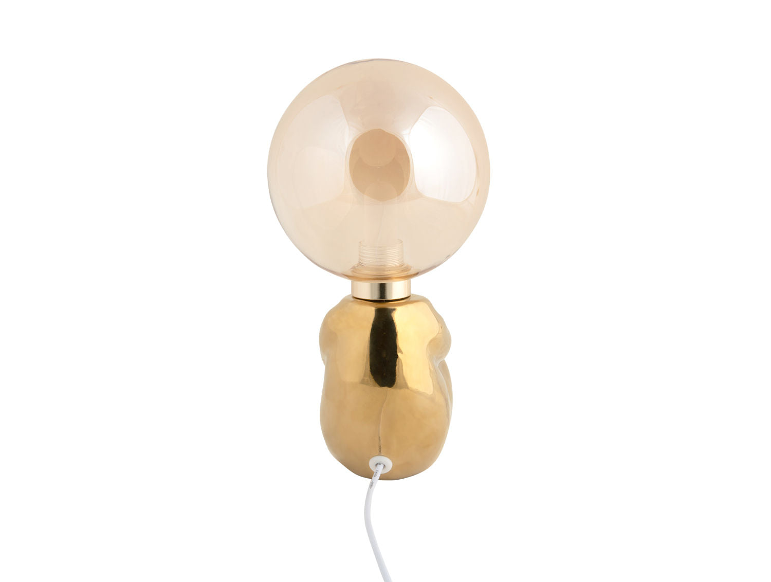 Leitmotiv Bordlampe Joey LED keramisk forgyldt