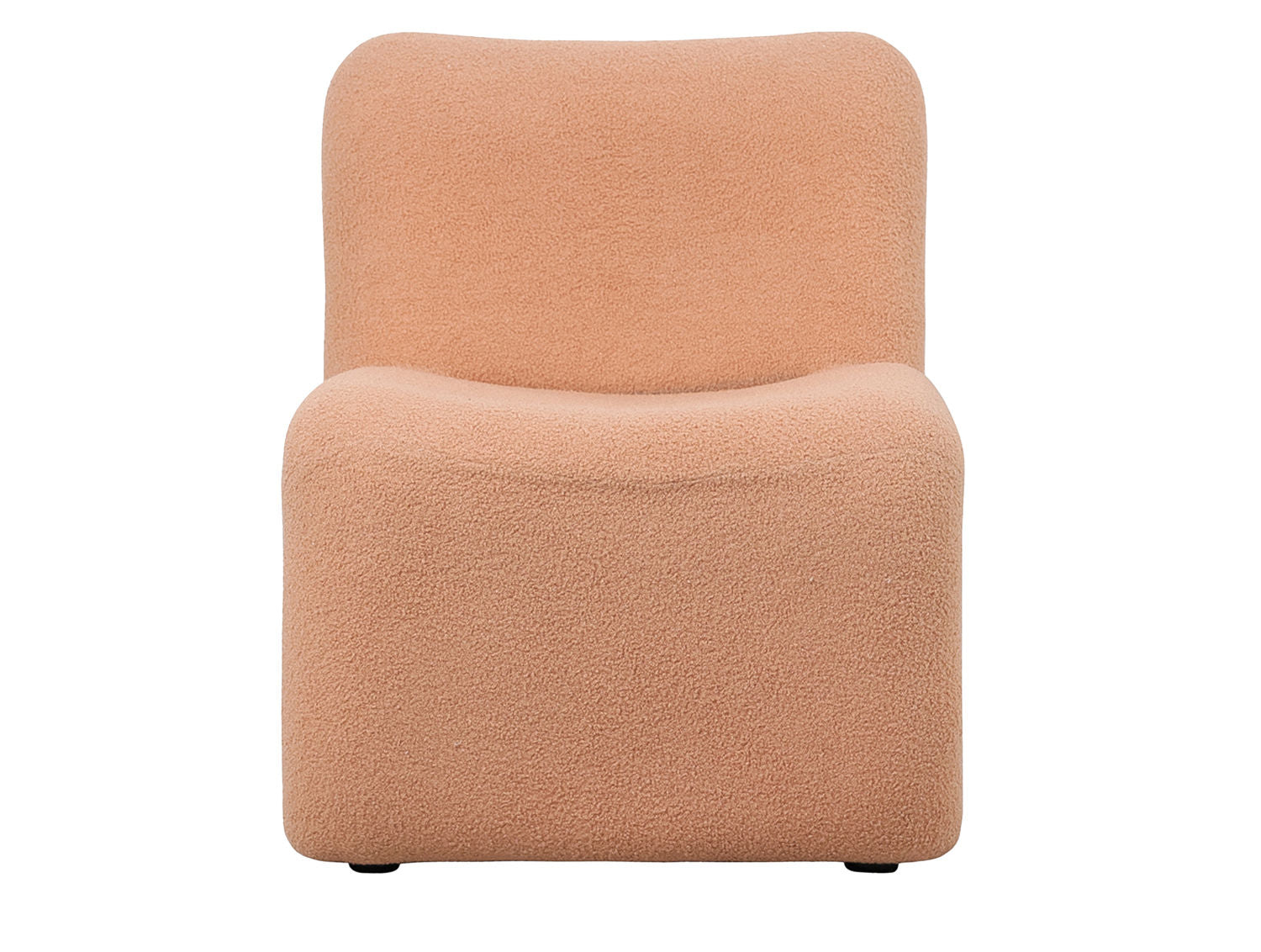 Leitmotiv stol Fuerza teddy curl sandbrun