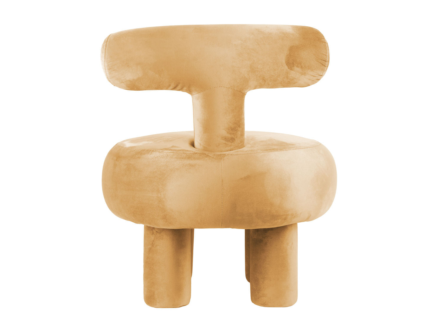 Leitmotiv Stol Abrazo fløjl sandbrun