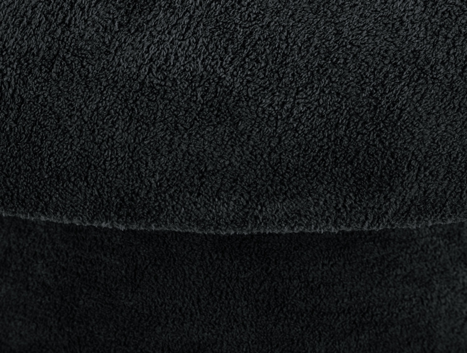 Leitmotiv Puf Mushroom børstet fløjlssort