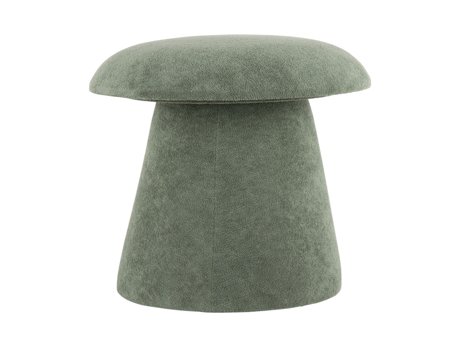 Leitmotiv Puf Mushroom børstet fløjlsgrå jade
