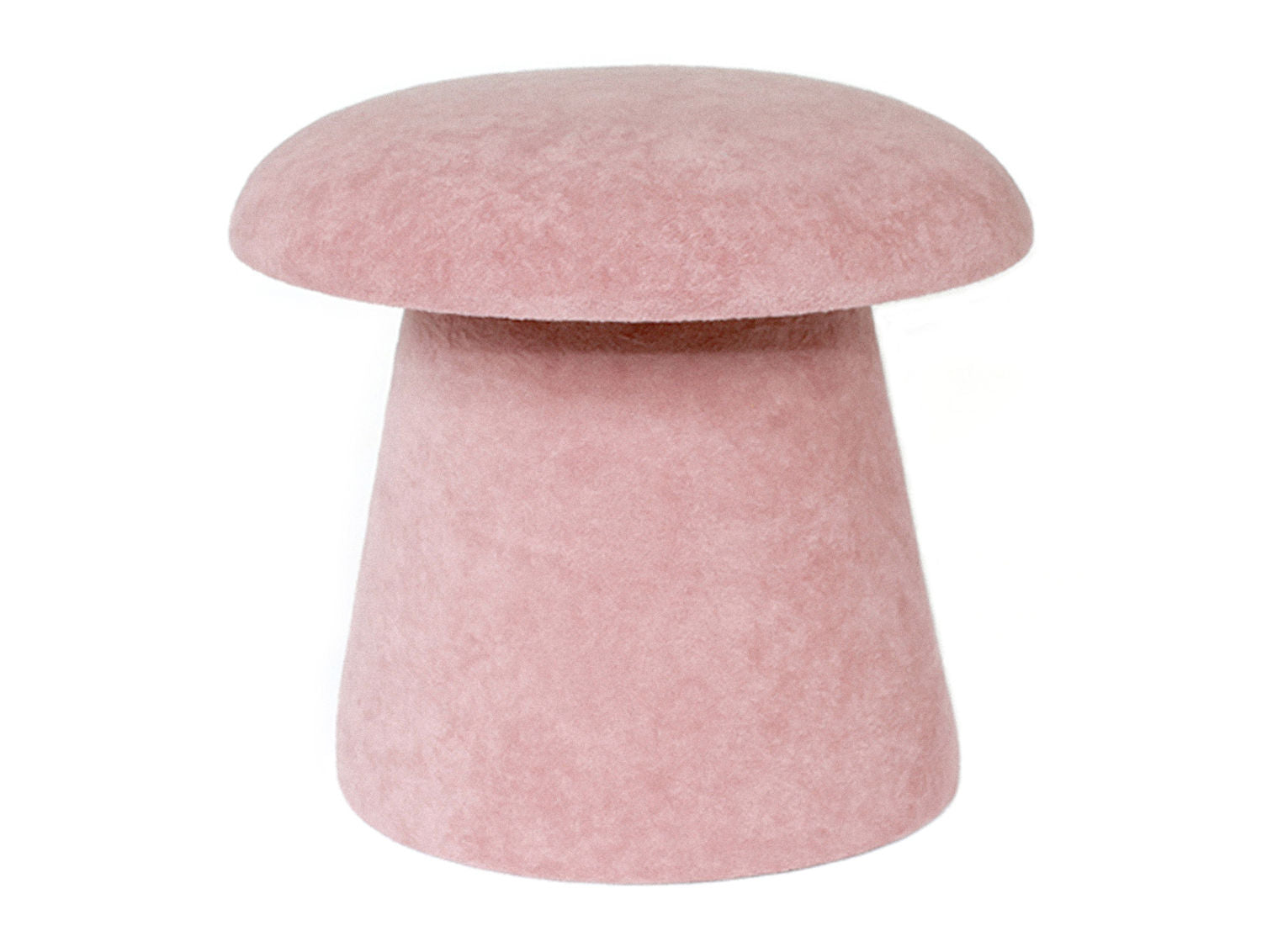 Leitmotiv puf Mushroom børstet fløjl falmet pink