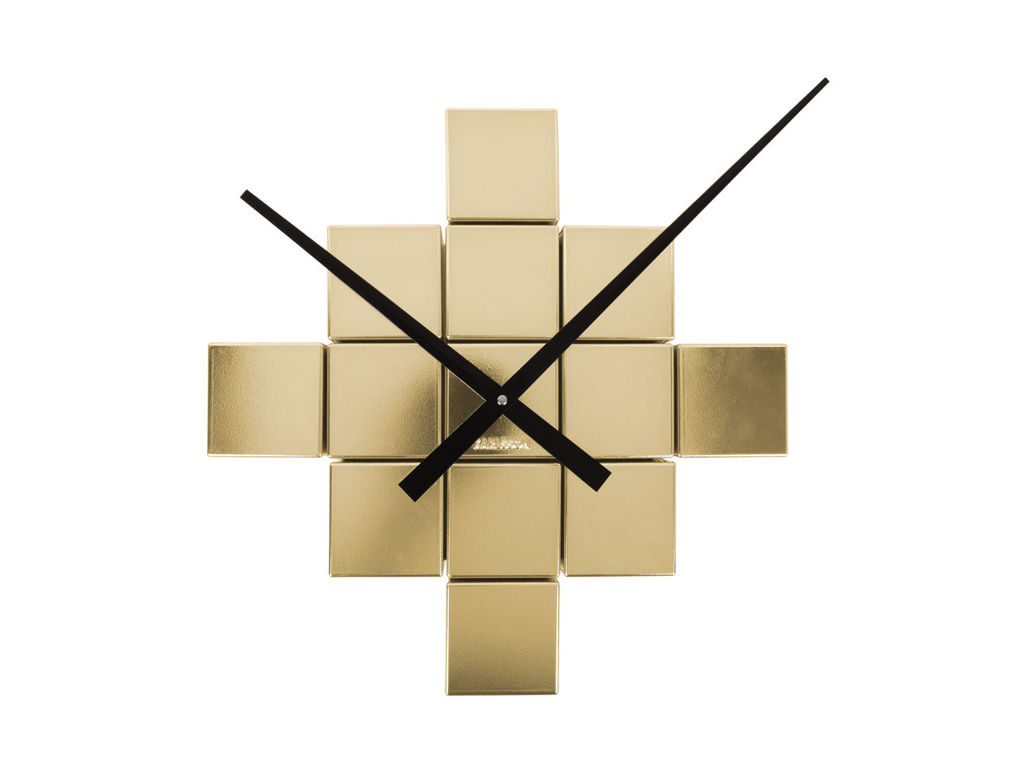 Karlsson Vægur DIY Cubic metallisk guld