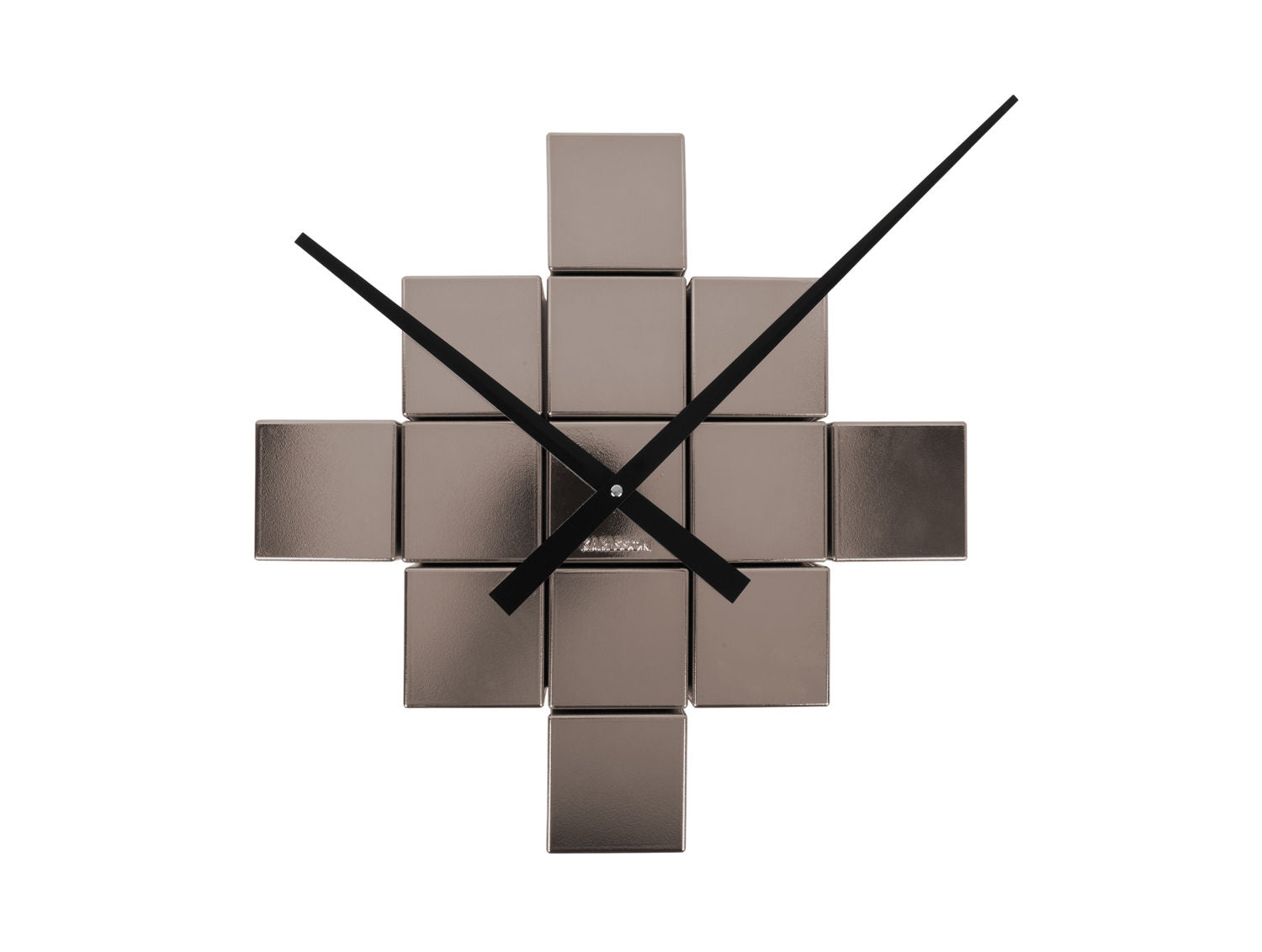 Karlsson Vægur DIY Cubic metallic mørkegrå