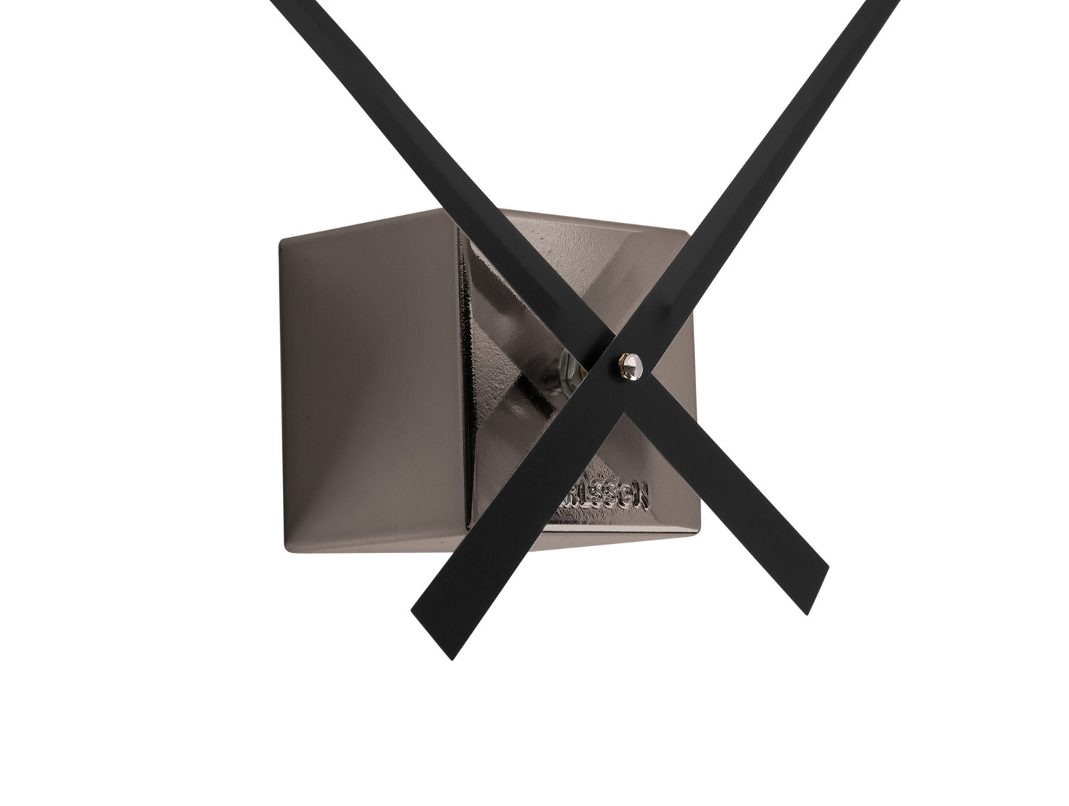 Karlsson Vægur DIY Cubic metallic mørkegrå