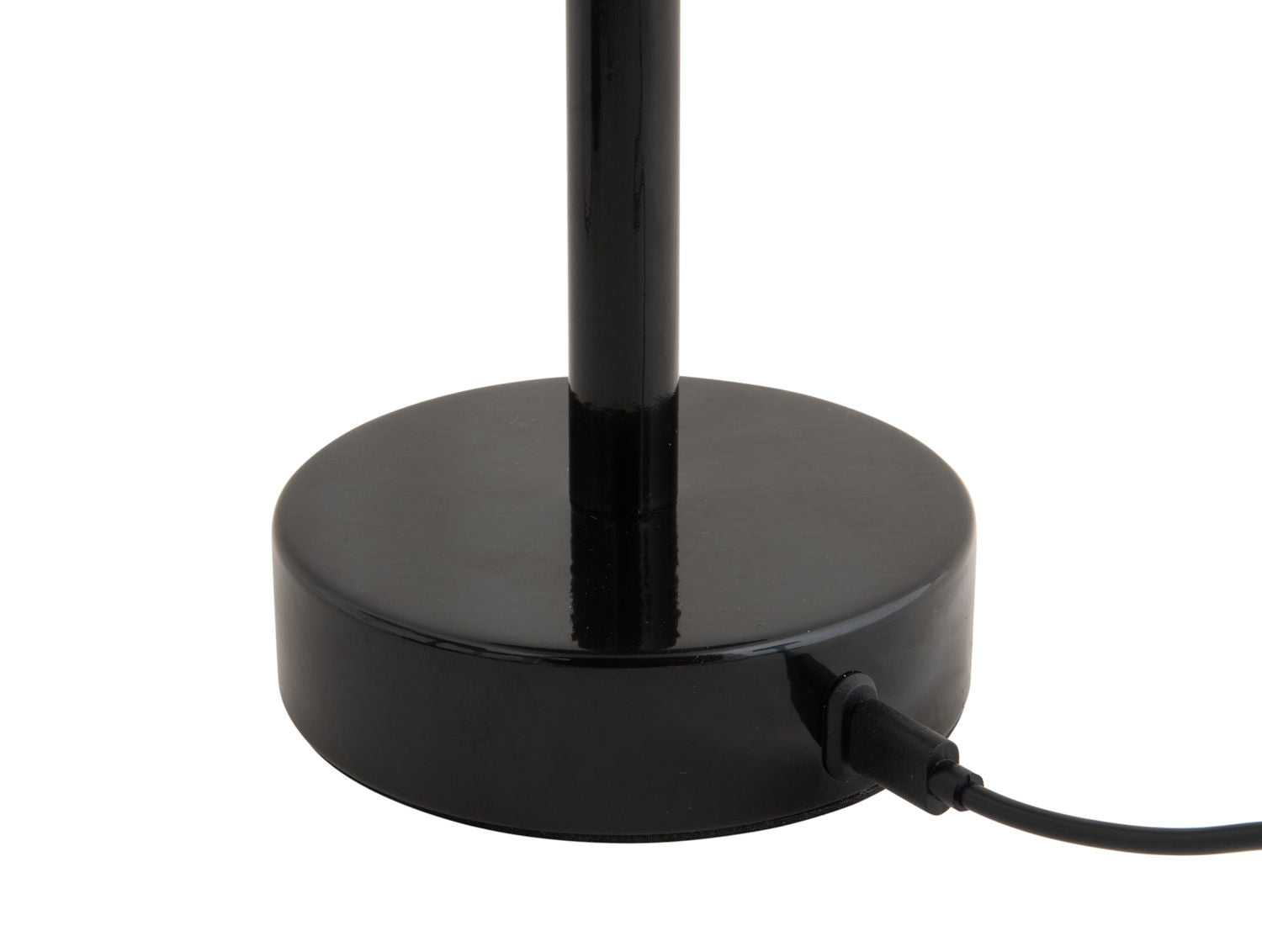 Leitmotiv Bordlampe James LED jern skinnende sort