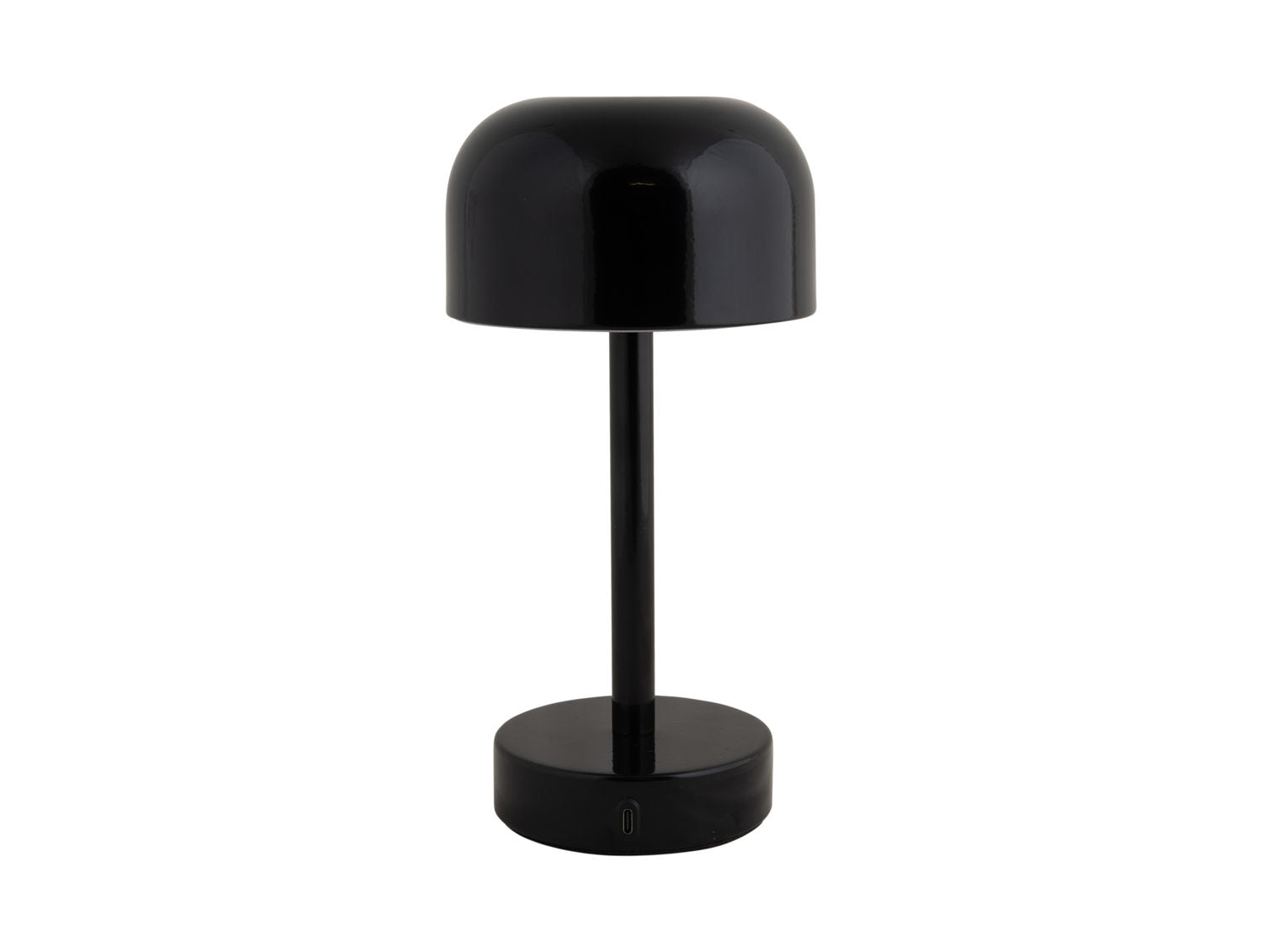 Leitmotiv Bordlampe James LED jern skinnende sort