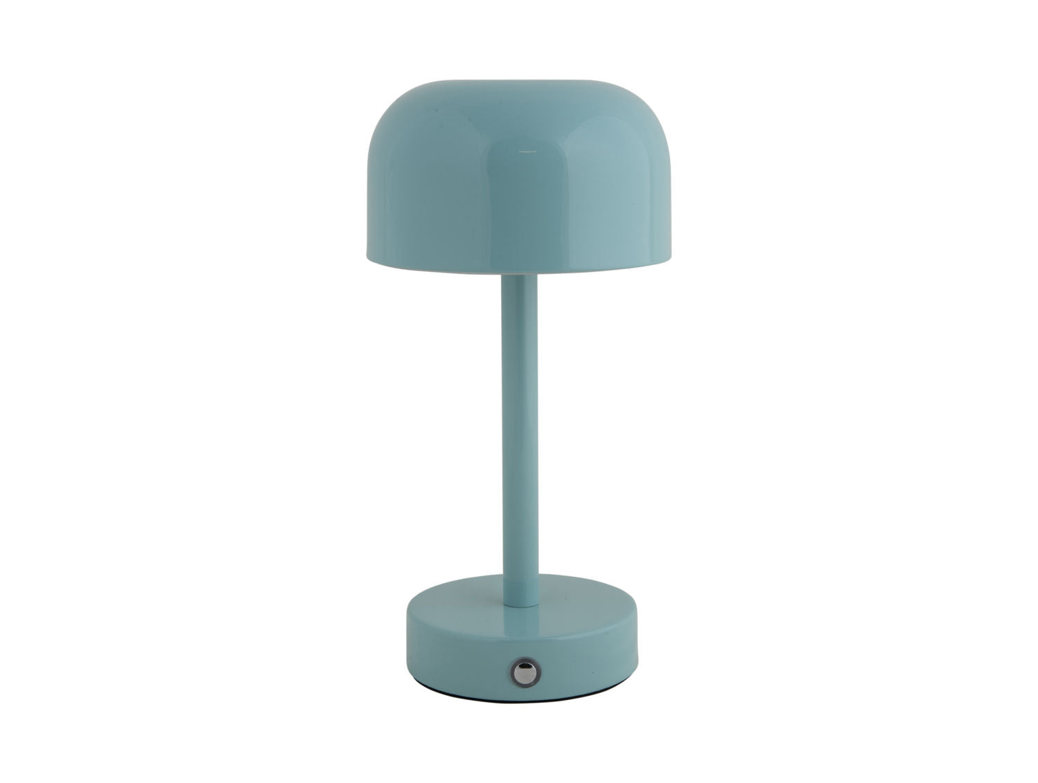 Leitmotiv Bordlampe James LED jern skinnende tåget blå
