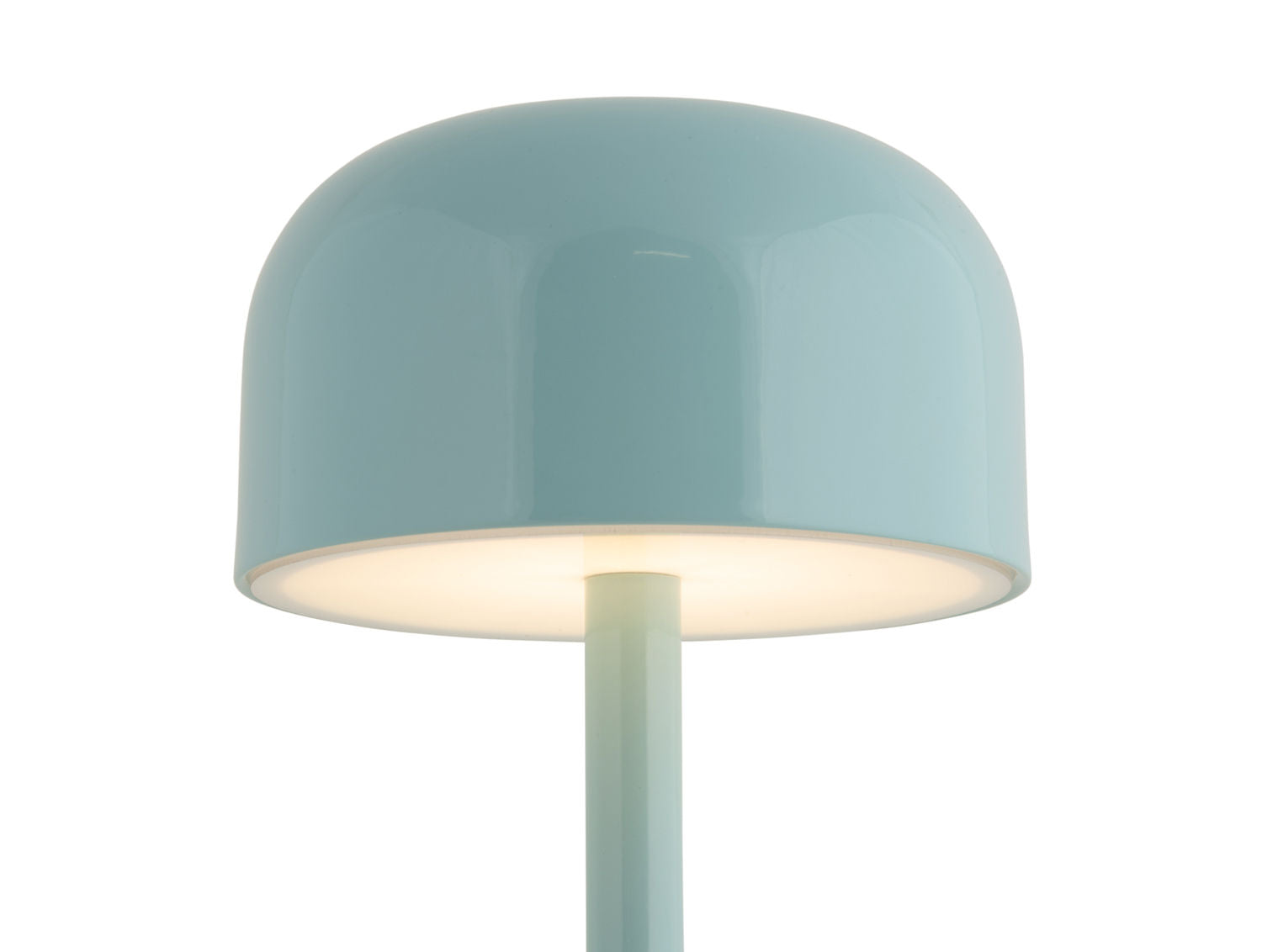 Leitmotiv Bordlampe James LED jern skinnende tåget blå