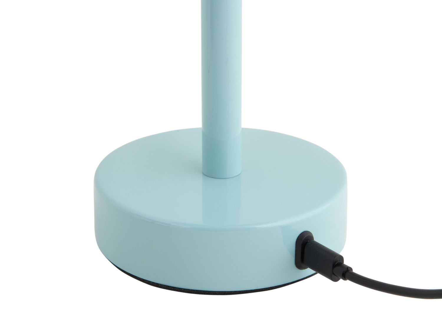 Leitmotiv Bordlampe James LED jern skinnende tåget blå