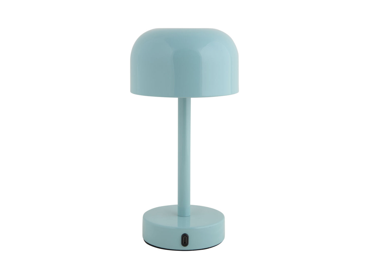 Leitmotiv Bordlampe James LED jern skinnende tåget blå