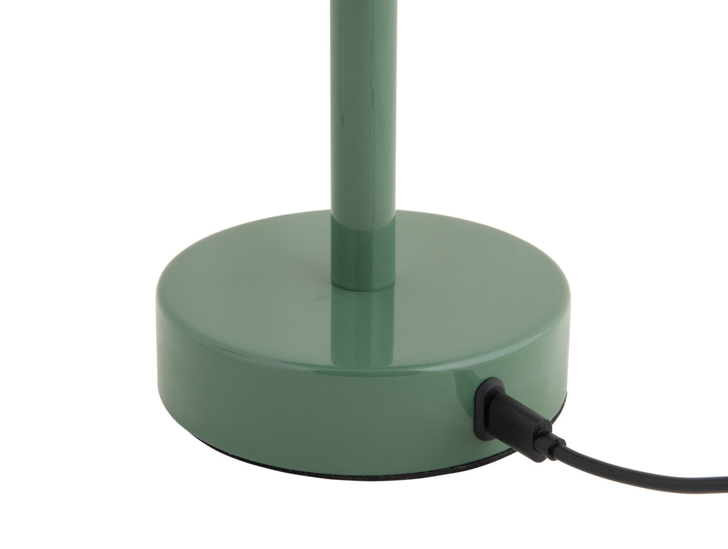 Leitmotiv Bordlampe James LED jern skinnende junglegrøn