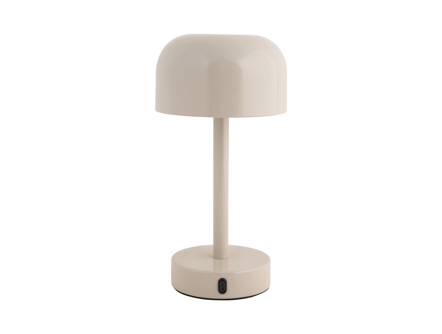 Leitmotiv Bordlampe James LED jern skinnende varm grå