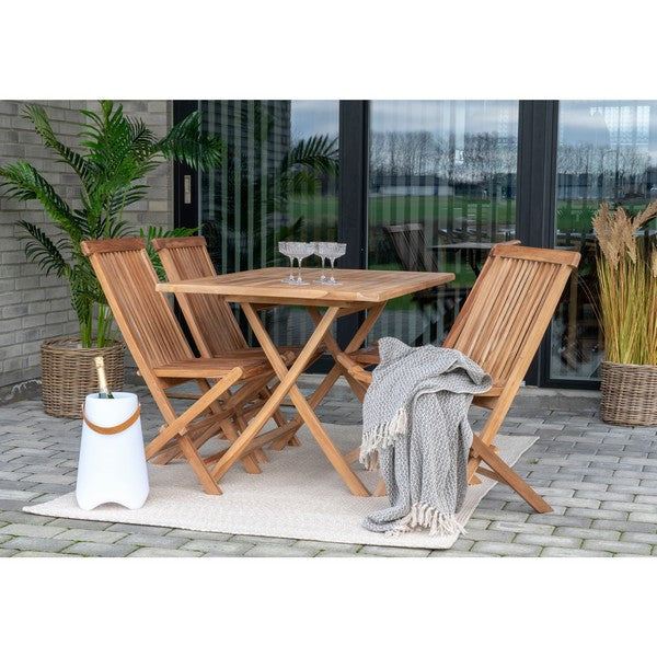 Menorca Tæppe i 100% genanvendt plastik, sand, 140x200 cm