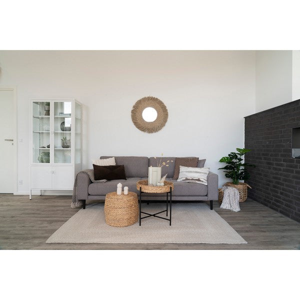 Menorca Tæppe i 100% genanvendt plastik, sand, 140x200 cm