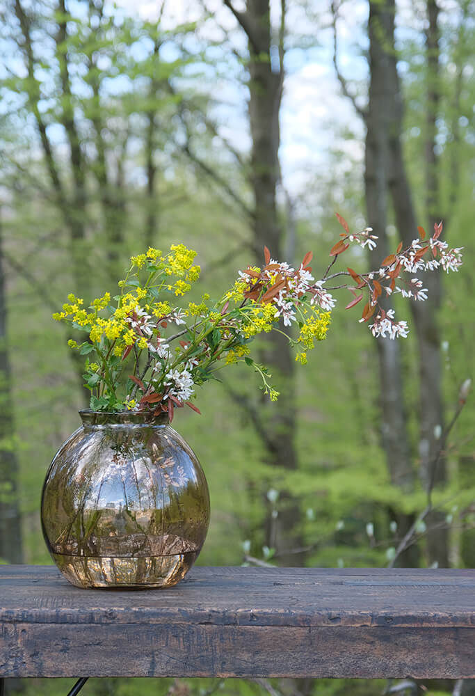 Trademark Living Winslet glasvase M - røgfarvet