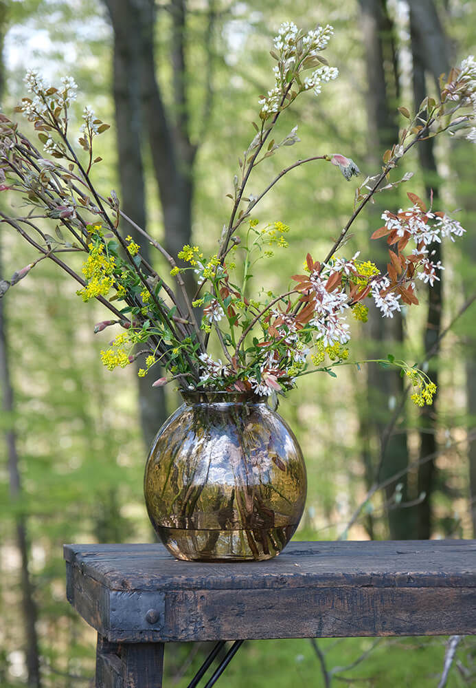 Trademark Living Winslet glasvase M - røgfarvet