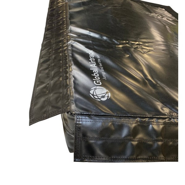 Nedspringsmåtte til Global airtrack 15 cm høj sort