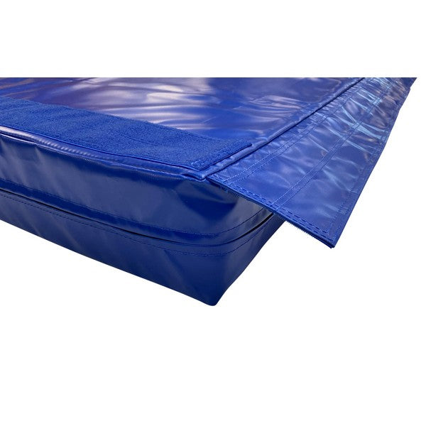 Nedspringsmåtte til Global airtrack 15 cm høj blå