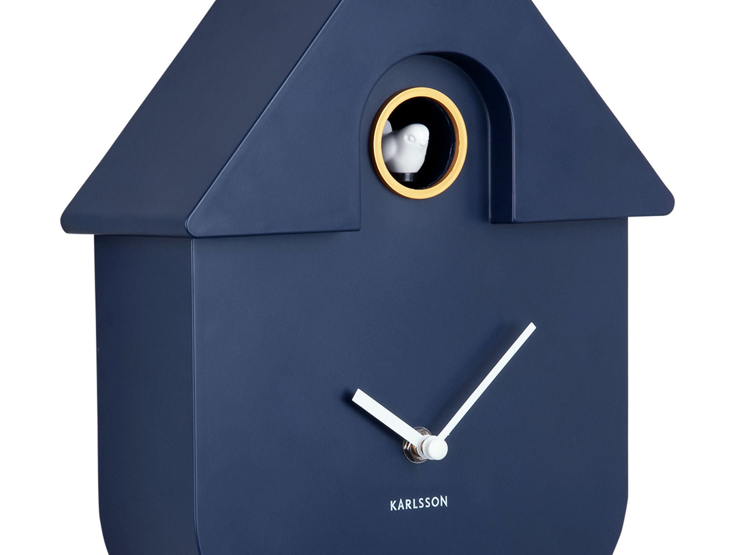 Karlsson Vægur Modern Cuckoo ABS mørkeblå