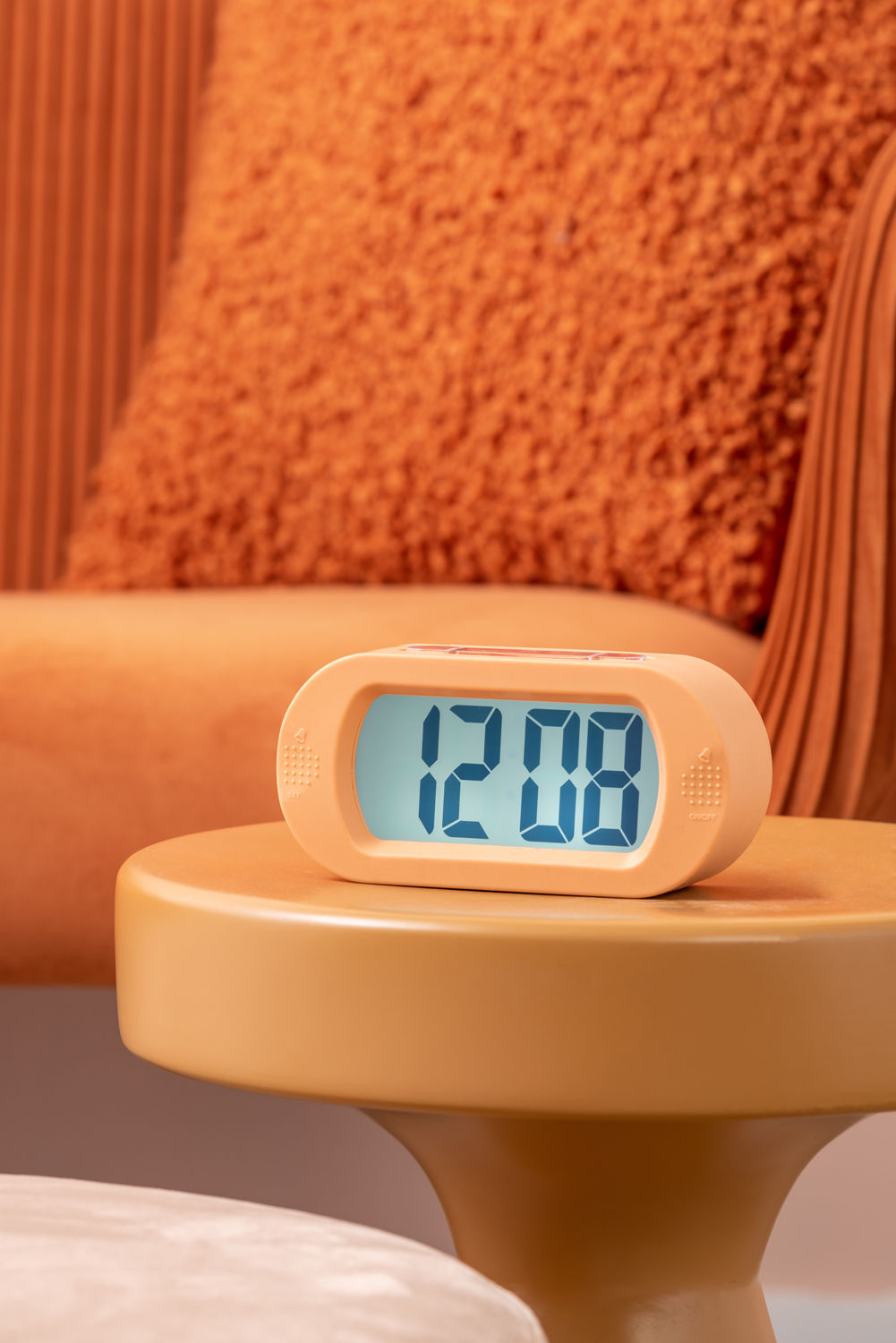 Karlsson Vækkeur Gummy gummibelagt blød orange