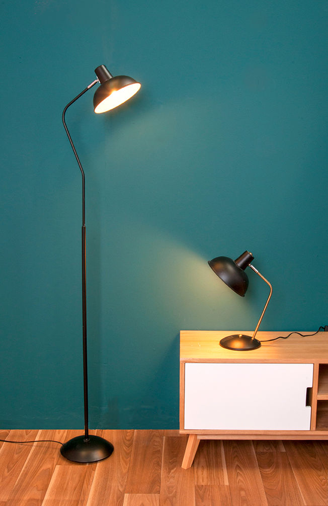 Leitmotiv Bordlampe Emhætte jern mat sort