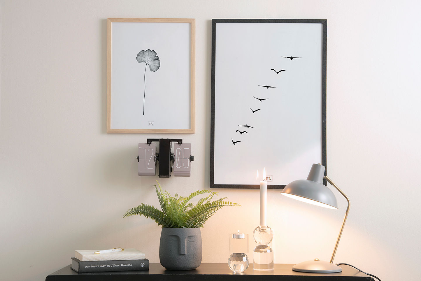 Leitmotiv Bordlampe Emhætte jern mat junglegrøn