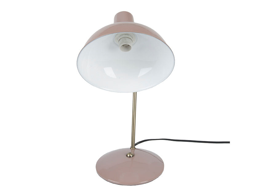 Leitmotiv Bordlampe Emhætte jern mat falmet pink