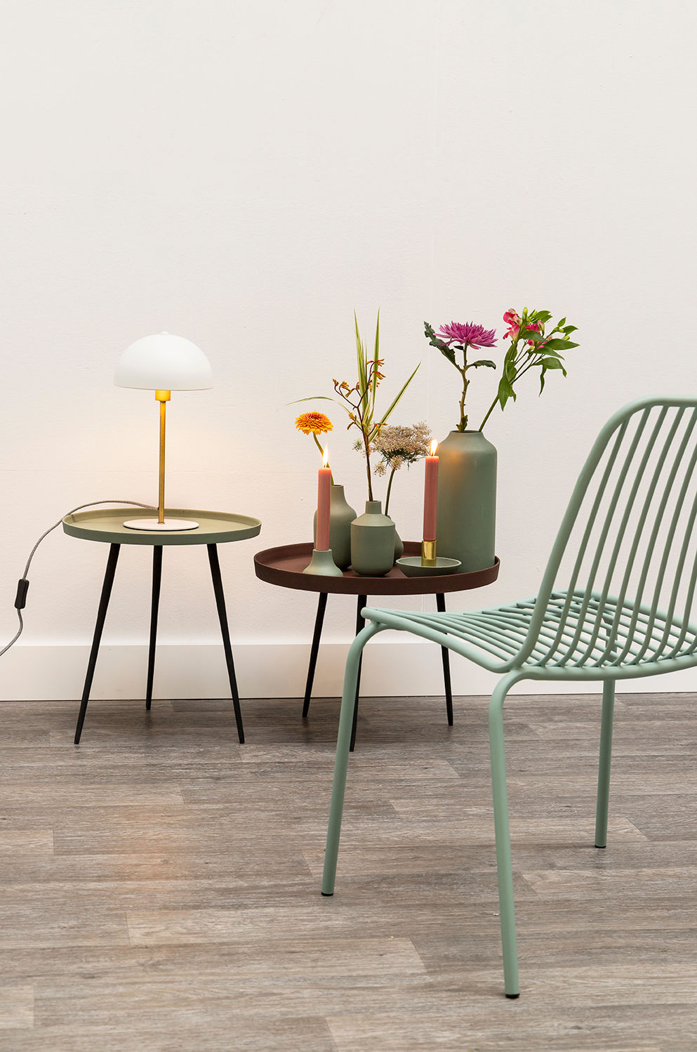 Leitmotiv Bordlampe Motorhjelm metal hvid