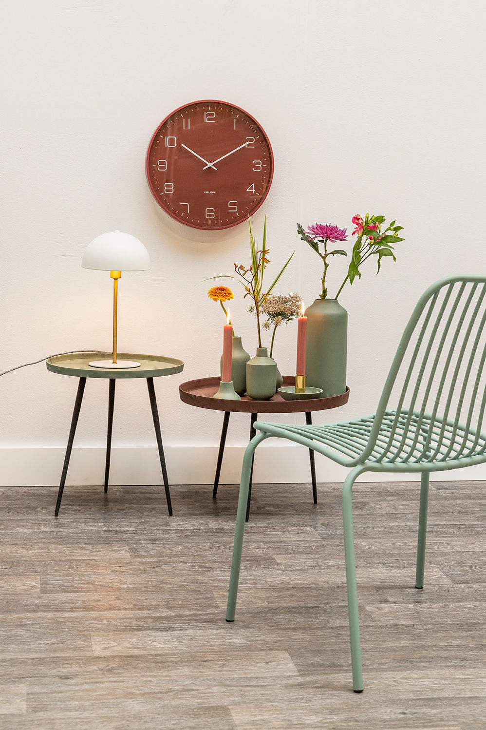 Leitmotiv Bordlampe Motorhjelm metal hvid