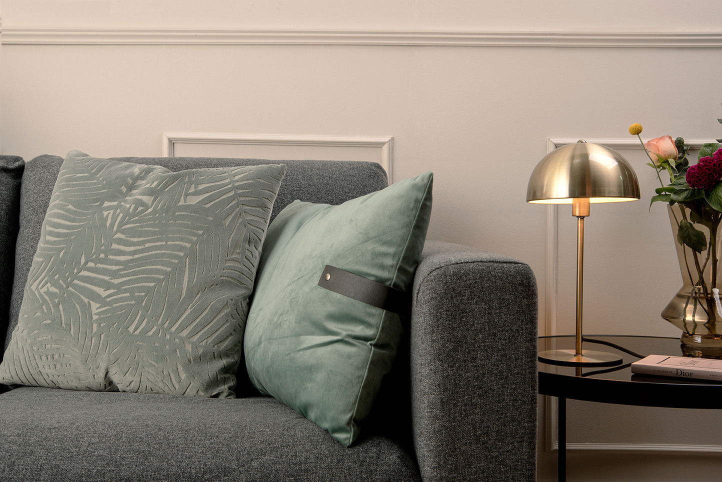 Leitmotiv Bordlampe Motorhjelm metal antik guld