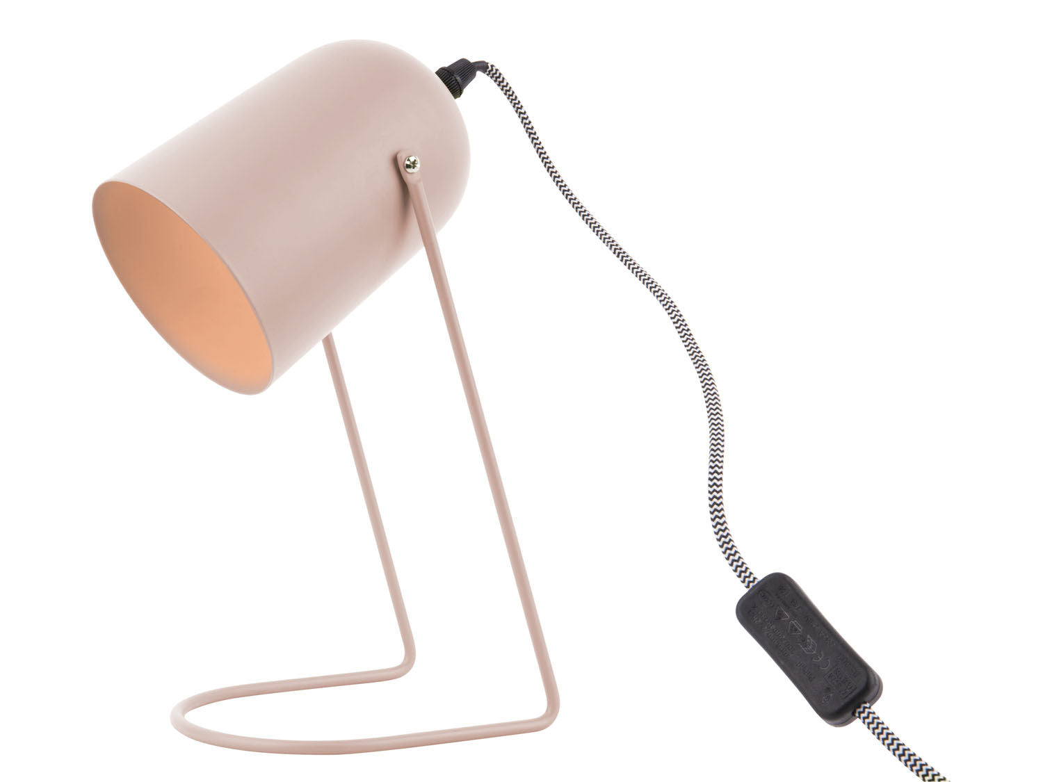Leitmotiv Bordlampe Fortryllende jern mat blød pink
