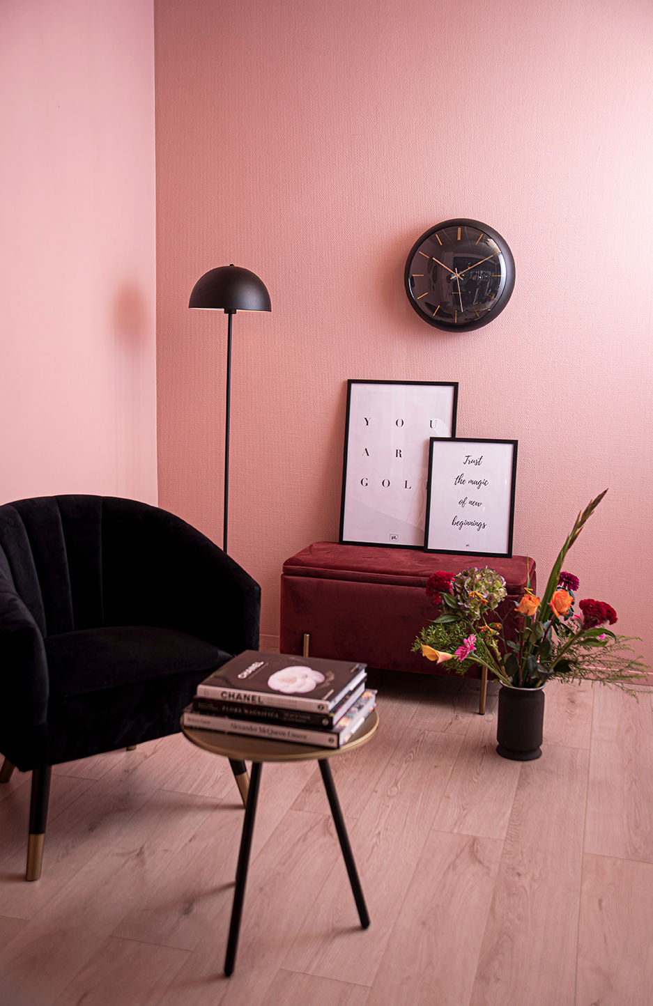 Leitmotiv Stol Royal veloursort