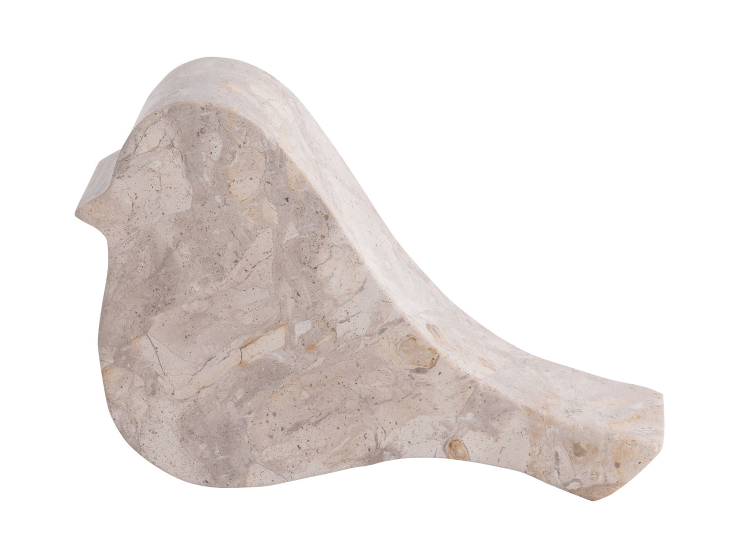 nutidens Statue Bird stor marmorbrun