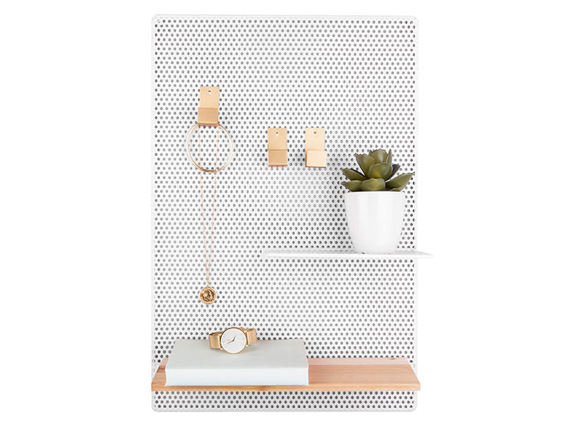 nutid Memo board Perky Mesh jern hvid
