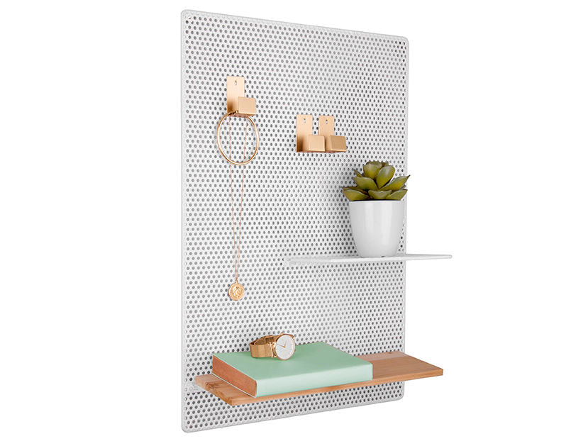 nutid Memo board Perky Mesh jern hvid