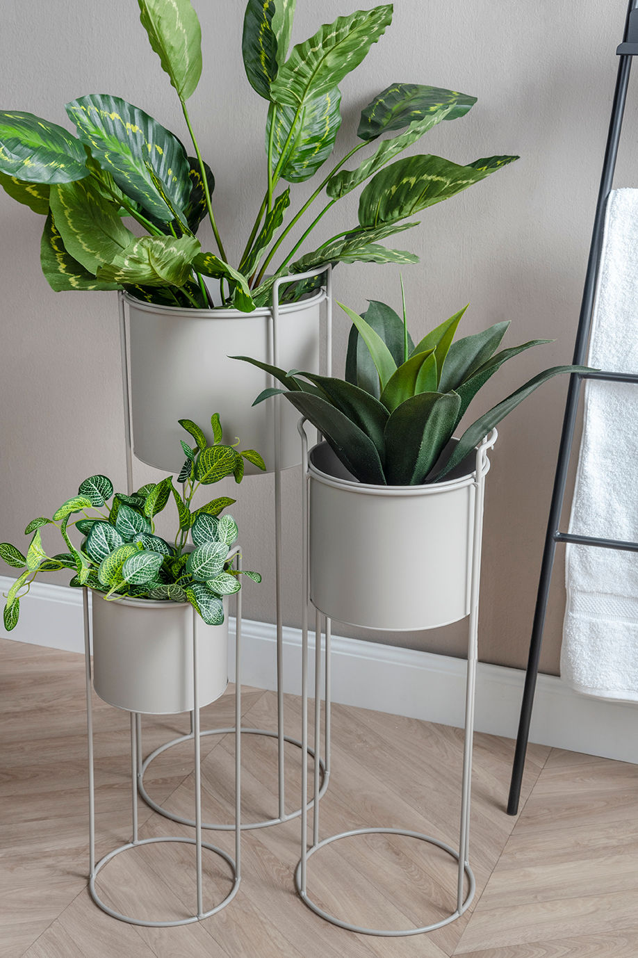 nutid Plantekrukkesæt Essence rund jern sort