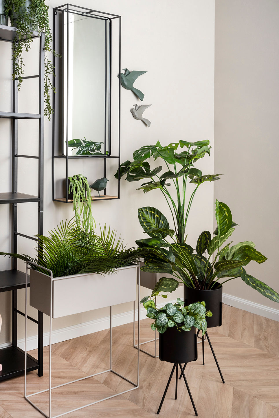 nutid Plantepottesæt Essence lige jern varm grå