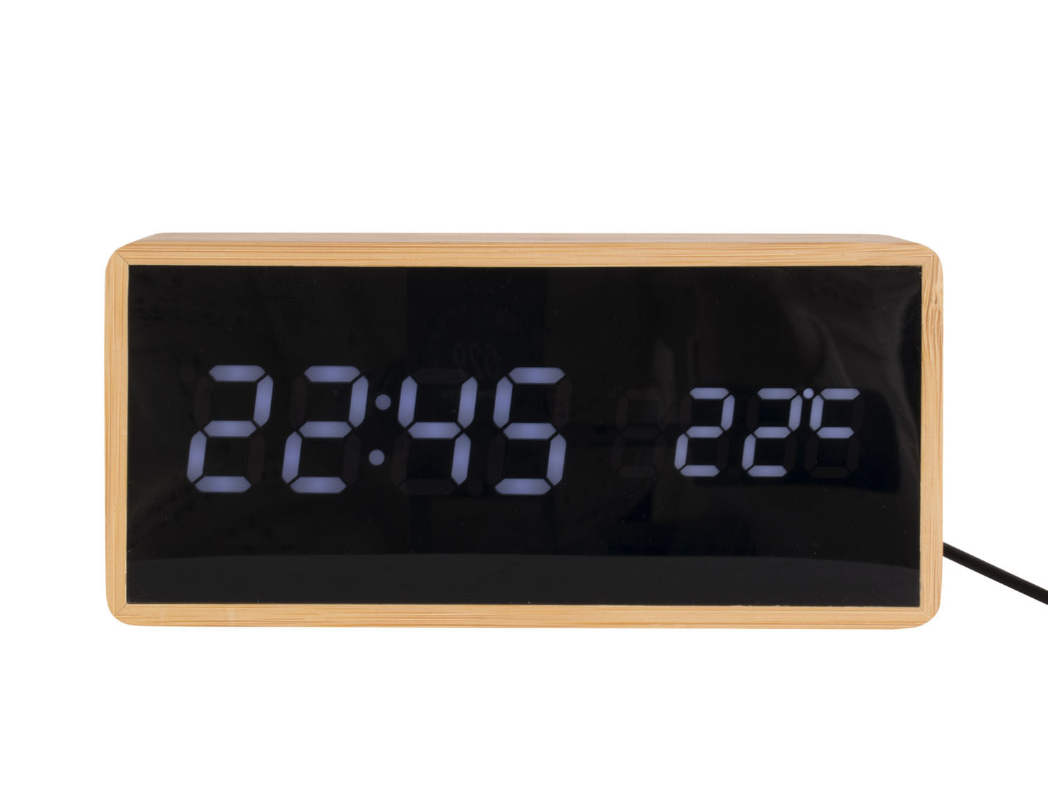 Karlsson Vækkeur Tube bambus