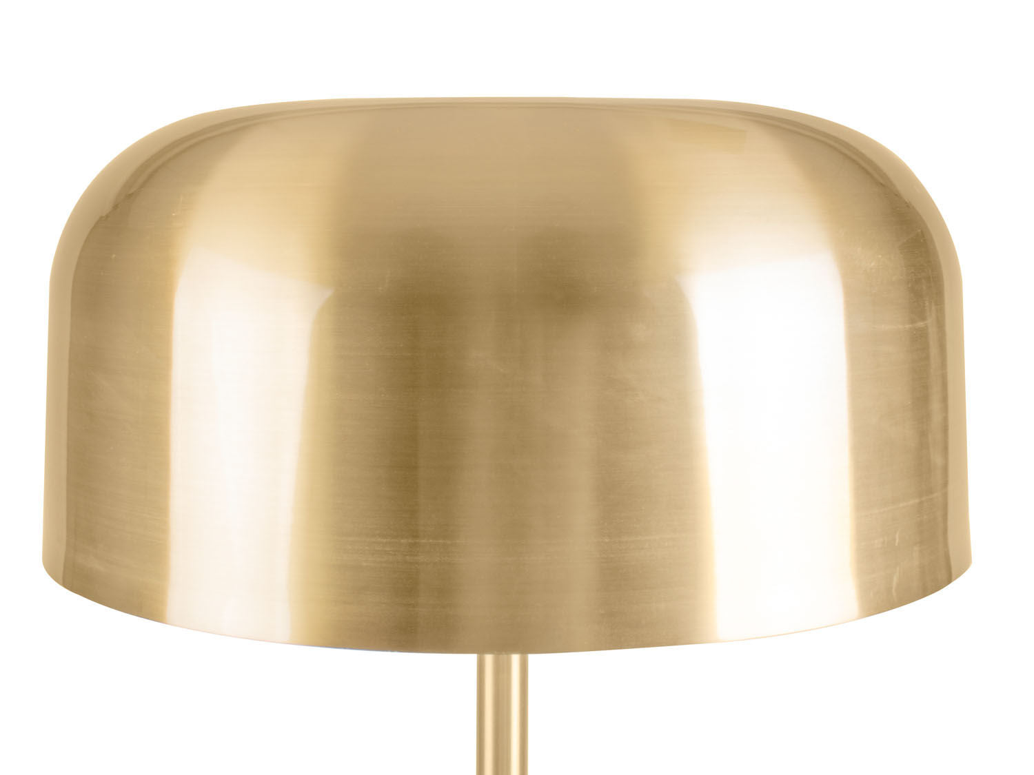 Leitmotiv Gulvlampe Capa metal mat børstet guld