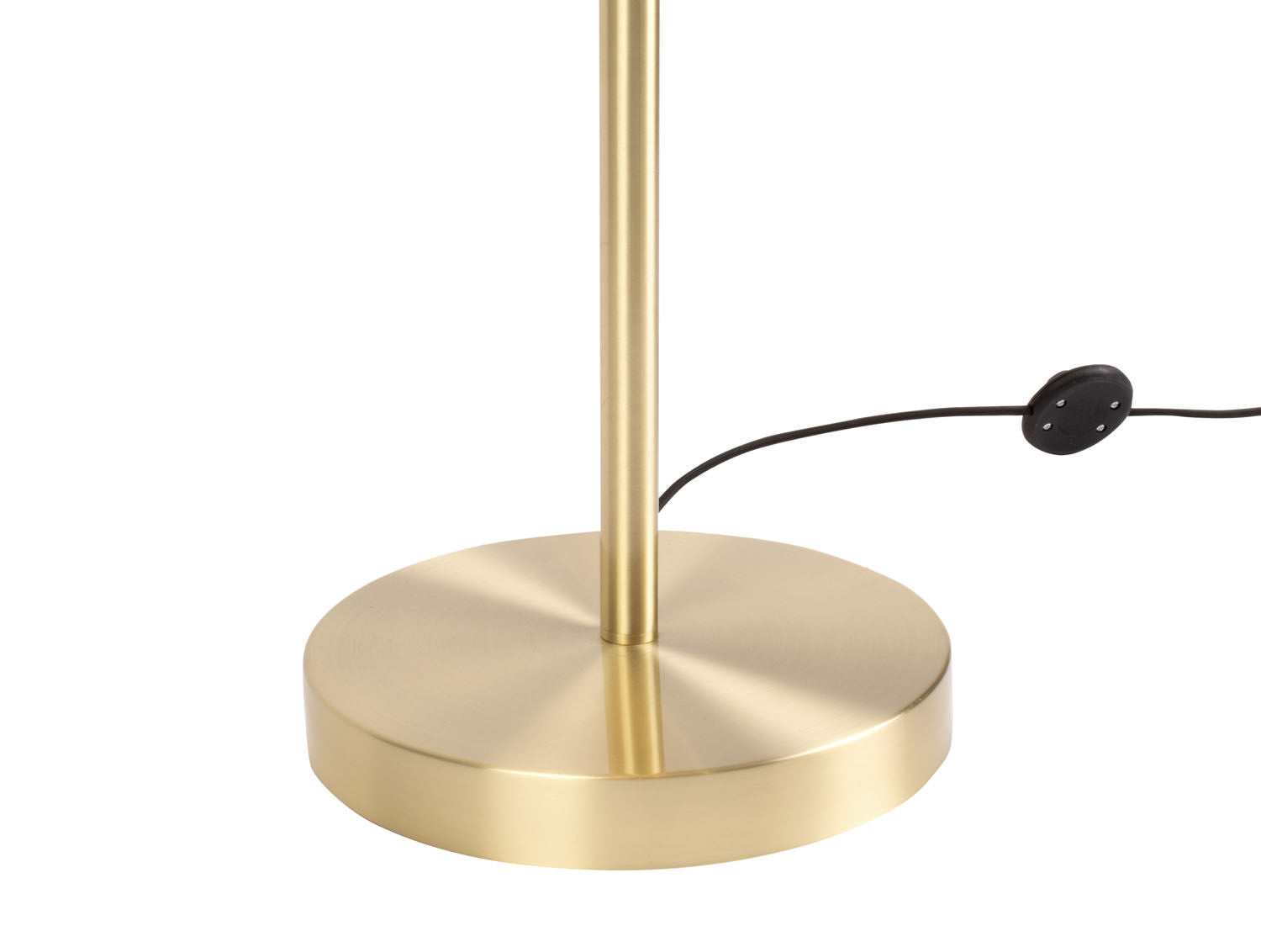 Leitmotiv Gulvlampe Capa metal mat børstet guld