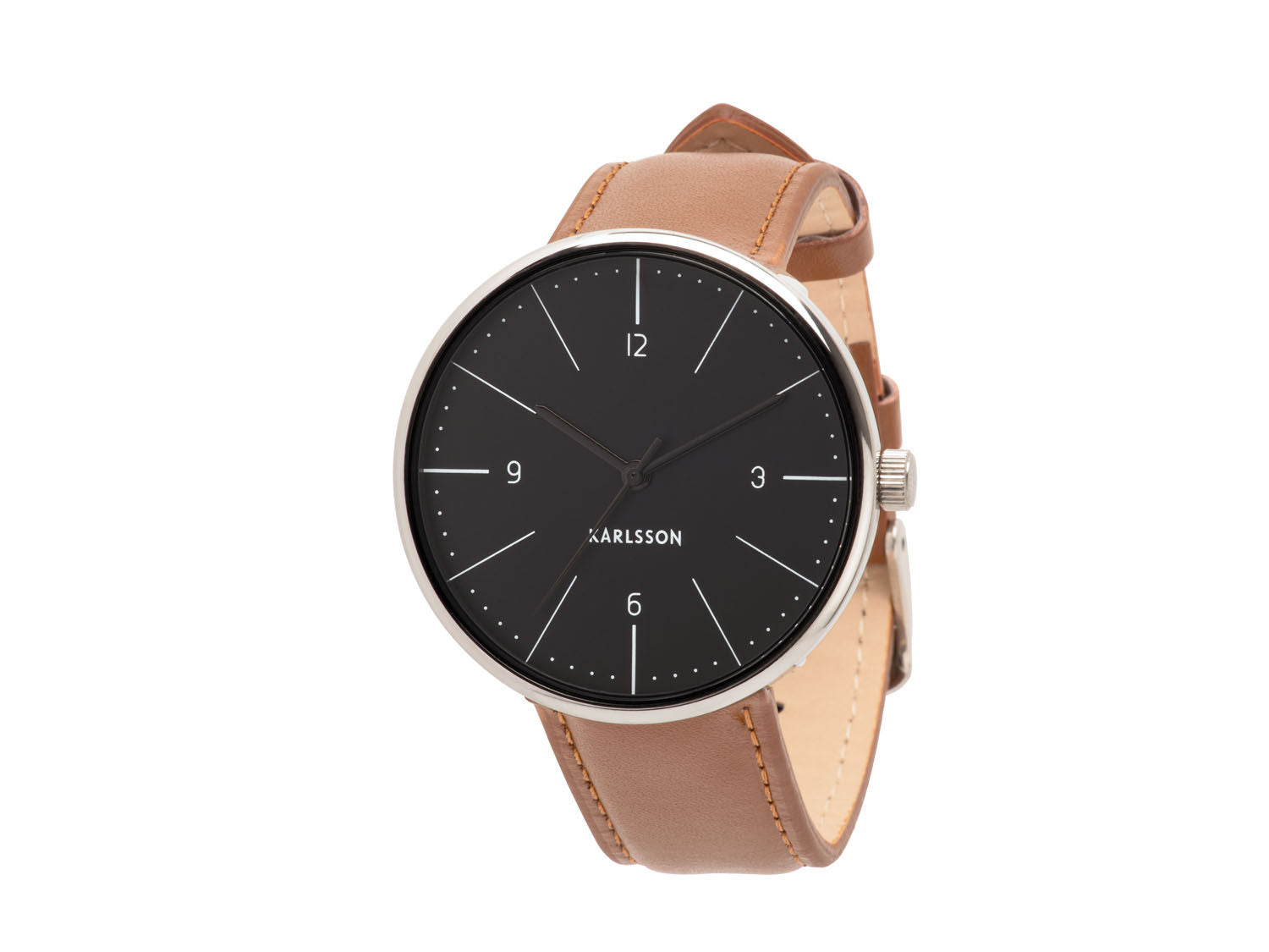 Karlsson Watch Normann til mænd stål sort
