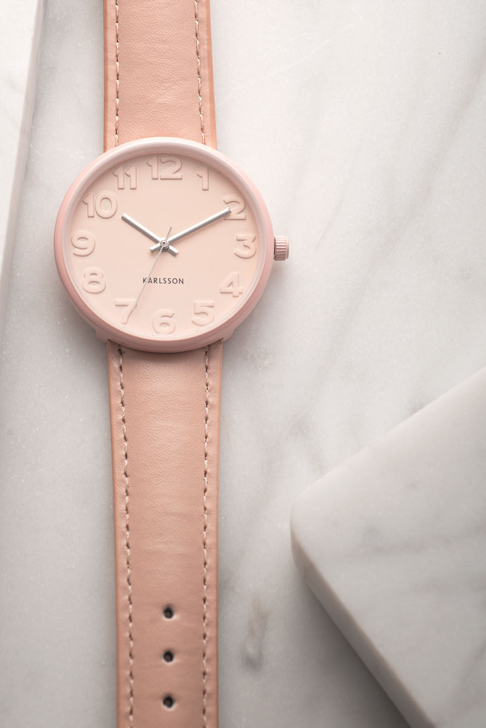 Karlsson Watch Ms. Pink til kvinder stål blød pink